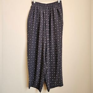 Silk Palazzo Pants